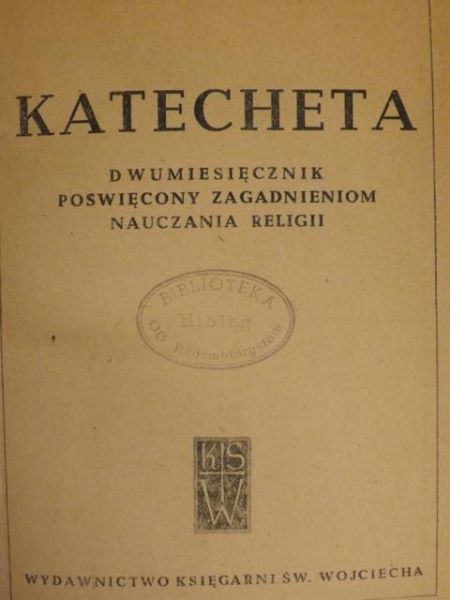 Katecheta. Dwumiesięcznik poświęcony zagadnieniom nauczania religii
