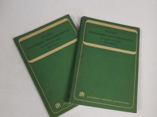 Polska bibliografia nauk kościelnych za lata 1977-1979, cz. 1,2