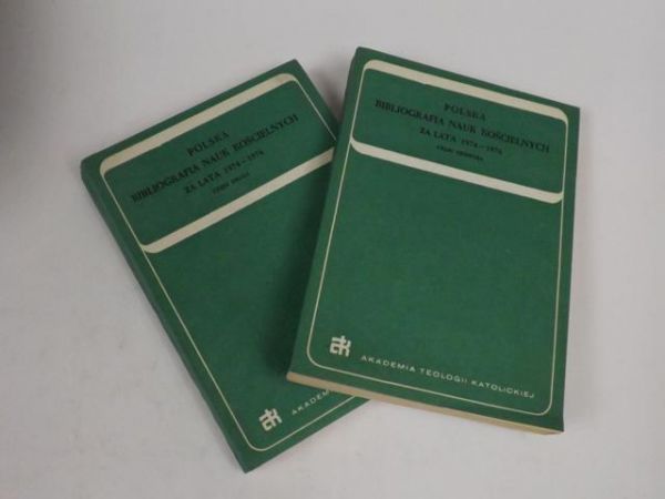 Polska bibliografia nauk kościelnych za lata 1974-1976, cz. 1,2
