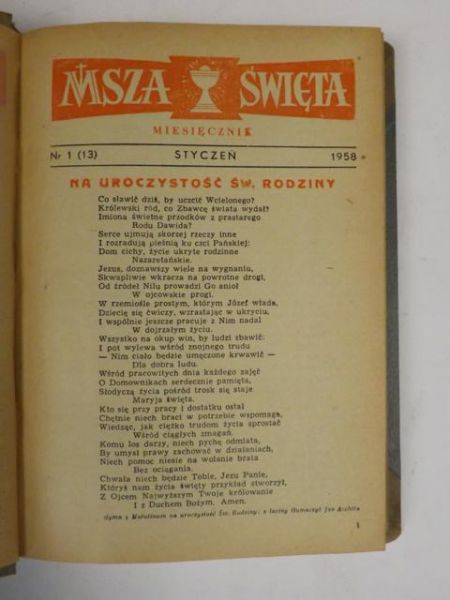 Msza Święta 1958