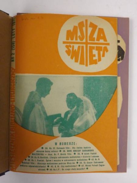 Msza Święta, Miesięcznik, Rocznik 1970