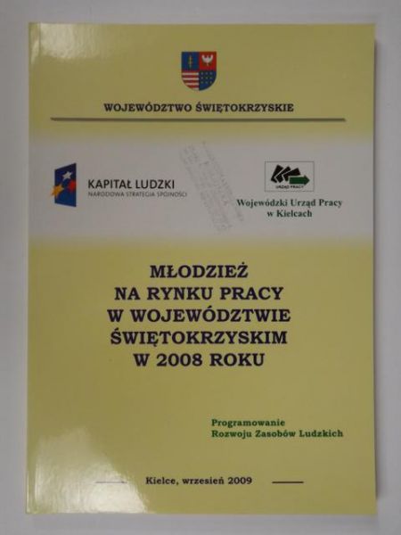 Młodzież na rynku pracy w województwie świętokrzyskim w 2008 roku