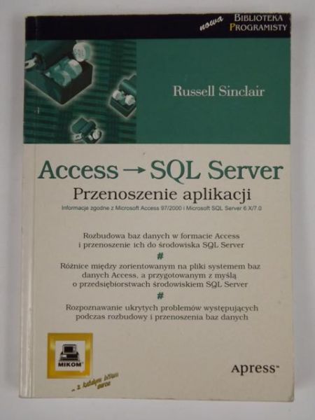 Access - SQL Server. Przenoszenie aplikacji