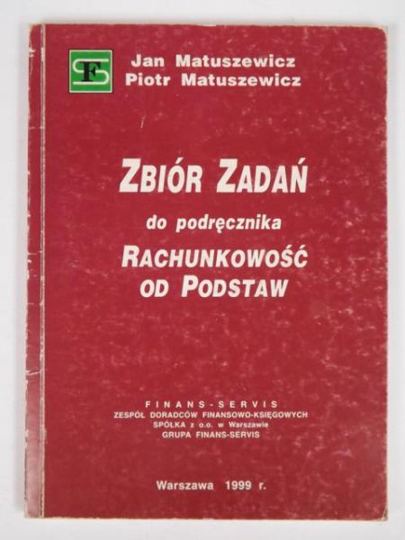 Matuszewcz   Potr - Rozwązana zadań do podręcznka: Rachunkowość od podstaw