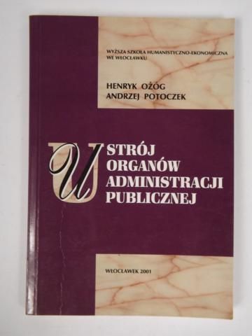 Ustrój organów administracji publicznej