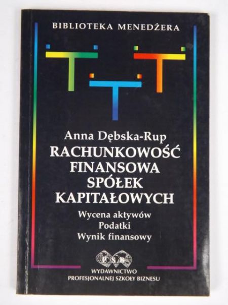 Rachunkowość finansowa spółek kapitałowych