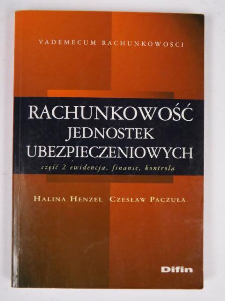 Rachunkowość jednostek ubezpieczeniowych, cz. 2