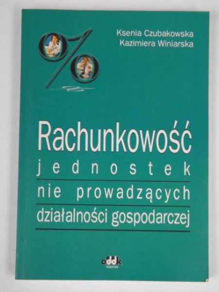 Rachunkowość jednostek nieprowadzących działalności gospodarczej