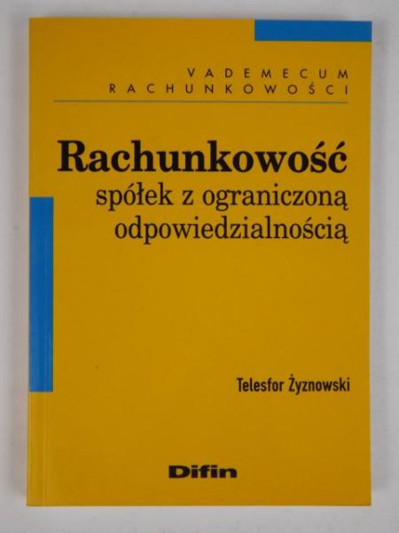 Rachunkowość spółek z ograniczoną odpowiedzialnością