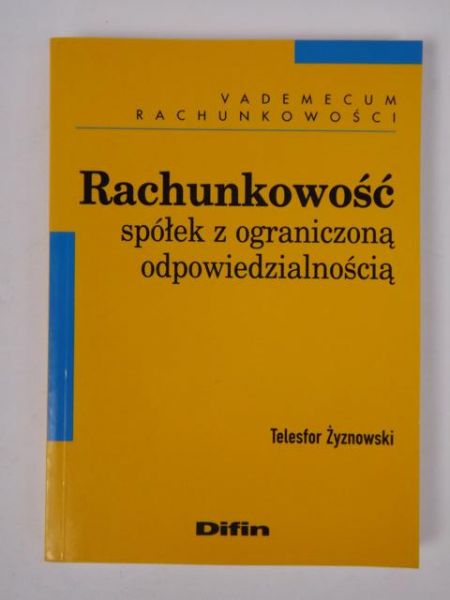 Rachunkowość spółek z ograniczoną odpowiedzialnością