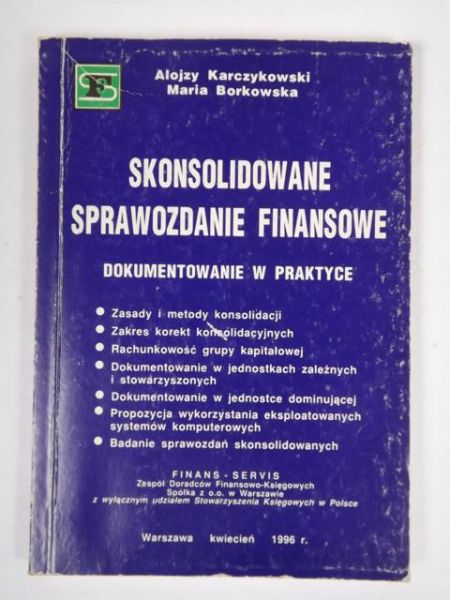 Karczykowski Alojzy - Skonsolidowane sprawozdanie finansowe