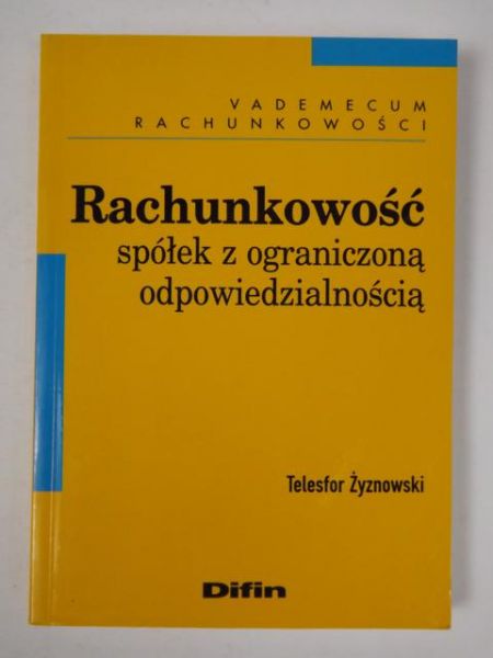 Rachunkowość spółek z ograniczoną odpowiedzialnością