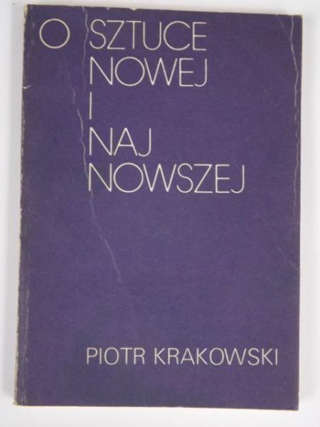 O sztuce nowej i najnowszej