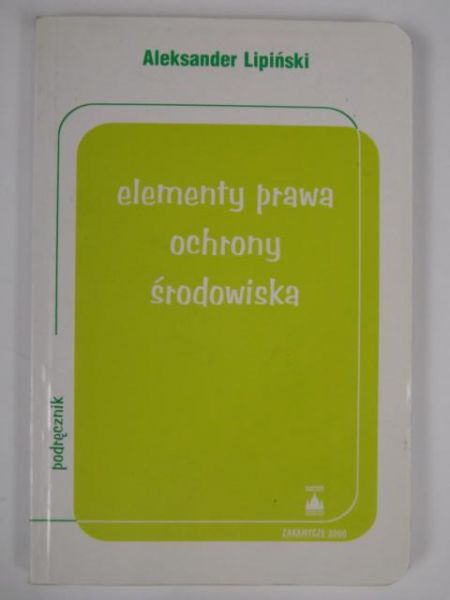 Elementy prawa ochrony środowiska