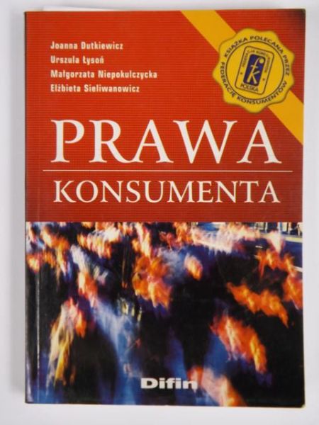Dutkiewicz Joanna  - Prawa konsumenta