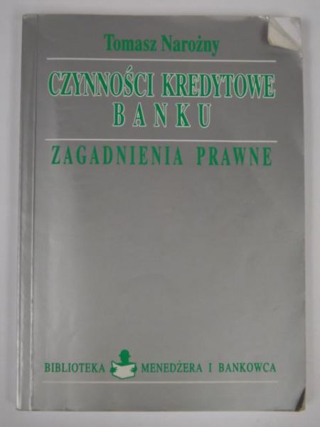 Czynności kredytowe banku