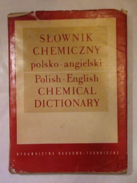 Słownik Chemiczny Polsko-angielski