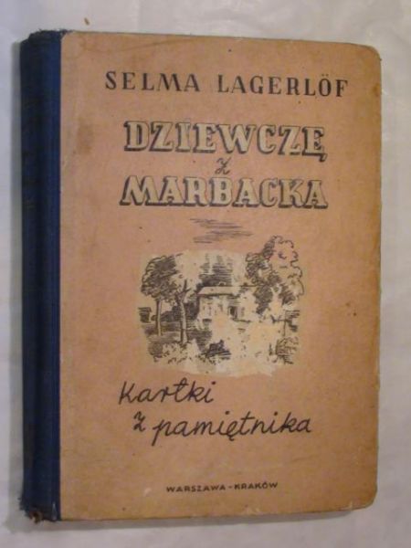 Lagerlof Selma - Dziewczę z Marbacka, 1938 r.