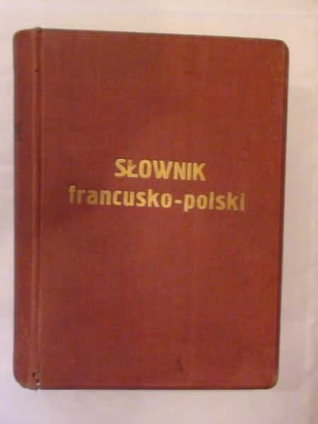 Słownik francusko-polski, wyd. 1928