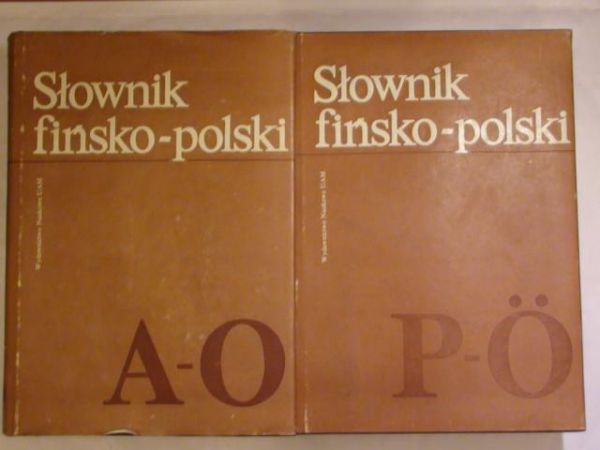 Słownik fińsko-polski Tom I,II