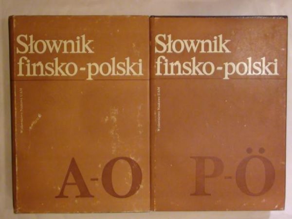 Słownik fińsko-polski Tom I,II