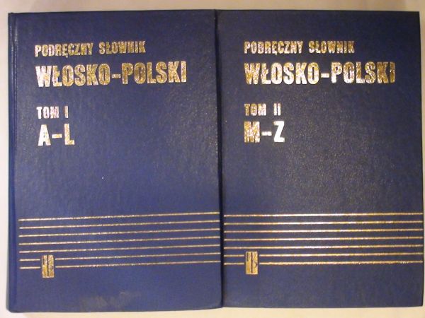 Podręczny słownik włosko-polski Tom I,II