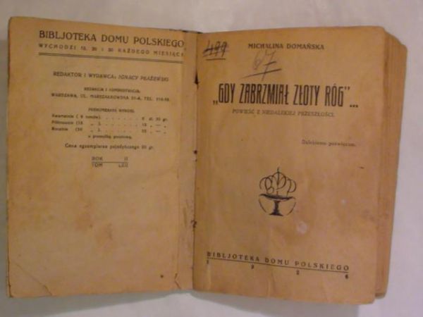 Gdy zabrzmiał złoty róg wyd. 1926 r.