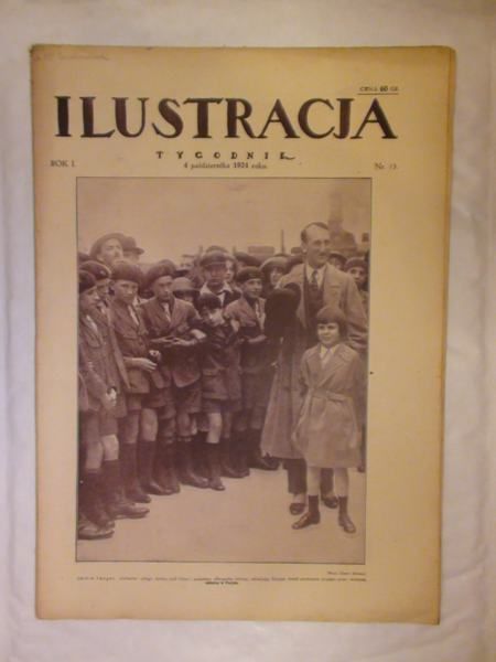 Tygodnik Ilustracja nr.13 1924 r.