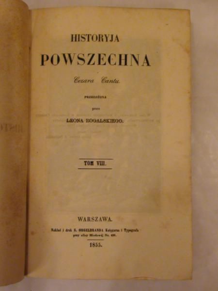 Historyja powszechna 1855 r.