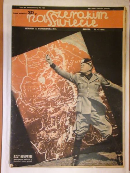 Tygodnik Na szerokim świecie nr.43 1935 r.