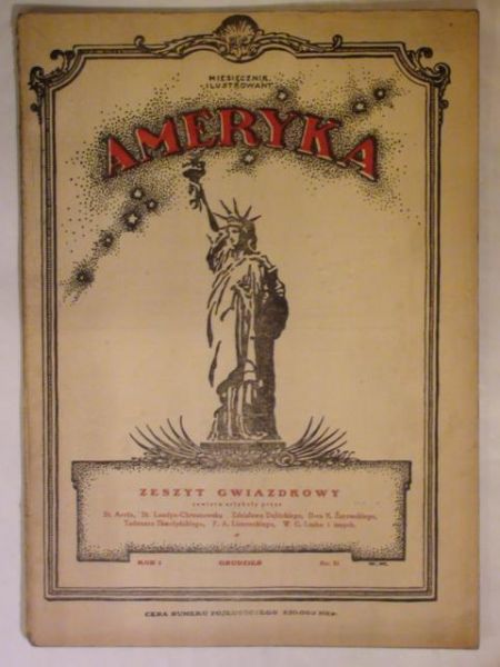 Miesięcznik ilustrowany Ameryka grudzień 1923