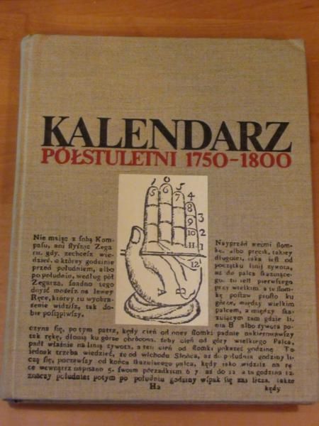 Baczko Bronisław,   - Kalendarz półstuletni 1750-1800