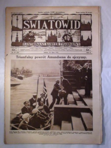 Tygodnik Ilustrowany Światowid Nr. 29 1925 r.
