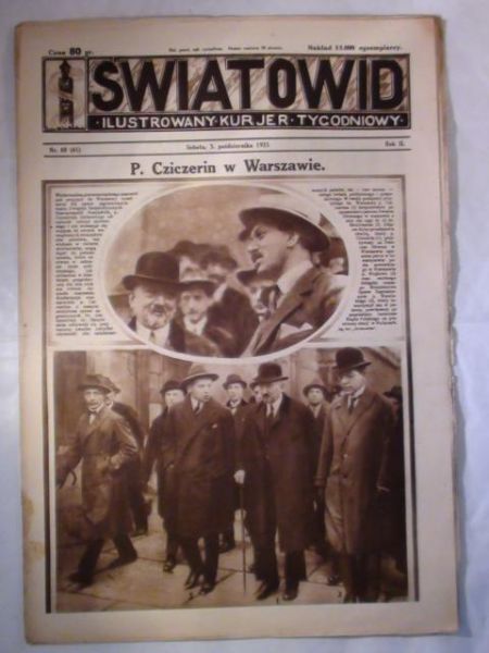 Tygodnik Ilustrowany Światowid Nr. 40 1925 r.