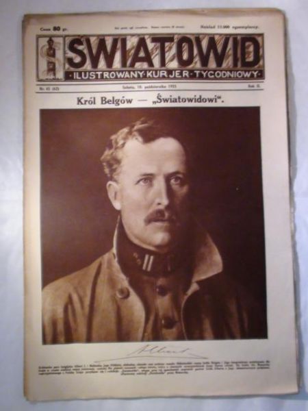 Tygodnik Ilustrowany Światowid Nr. 41 1925 r.