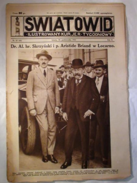 Tygodnik Ilustrowany Światowid Nr. 42 1925 r.