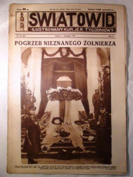 Tygodnik Ilustrowany Światowid Nr. 45 1925 r.