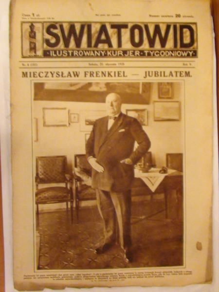 Tygodnik Ilustrowany Światowid nr.4 1928 r.