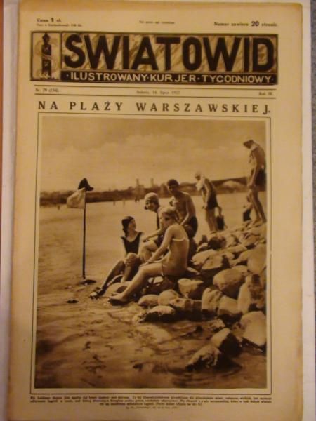 Tygodnik ilustrowany Światowid  Nr 29, wyd. 1927 r.