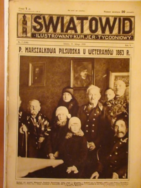 Tygodnik Ilustrowany Światowid nr.7 1928 r.