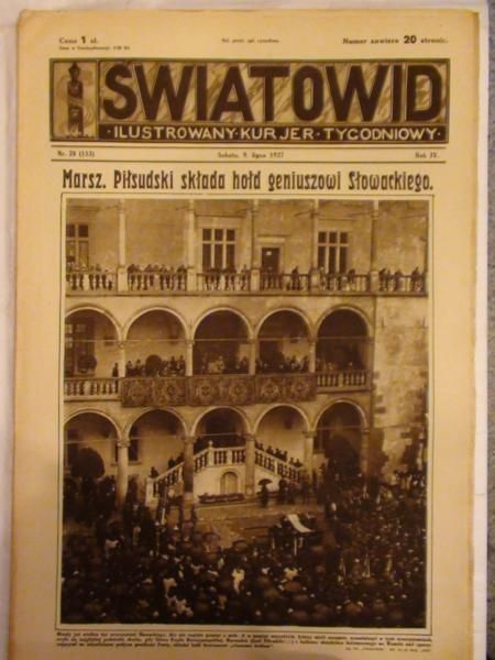 Tygodnik Ilustrowany Światowid  Nr. 28, wyd. 1927r.