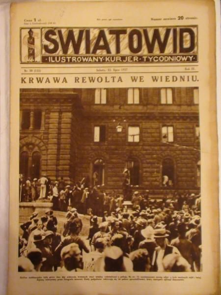 Tygodnik Ilustrowany Światowid Nr 30, 1927 r.