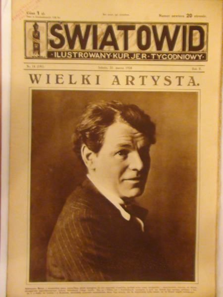Tygodnik Ilustrowany Światowid Nr 14 1928 r.