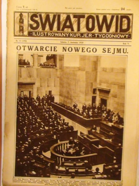 Tygodnik Ilustrowany Światowid Nr 15 1928 r.