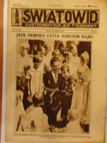 Tygodnik Ilustrowany Światowid Nr 16 1928 r.