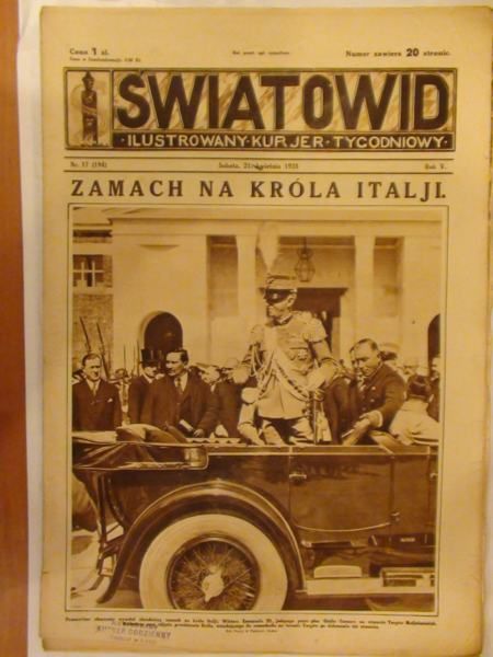 Tygodnik Ilustrowany Światowid Nr 17 1928 r.