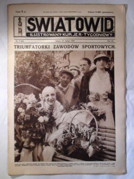 Tygodnik Ilustrowany Światowid Nr 9 1926 r.