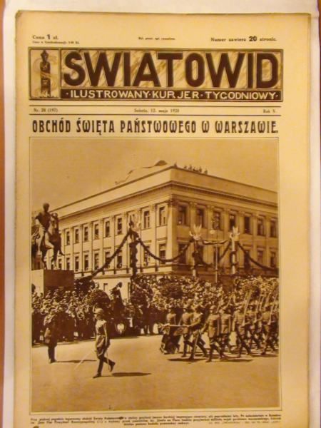 Tygodnik Ilustrowany Światowid Nr 20 1928 r.