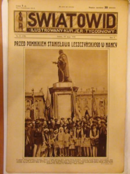 Tygodnik Ilustrowany Światowid Nr 21 1928 r.