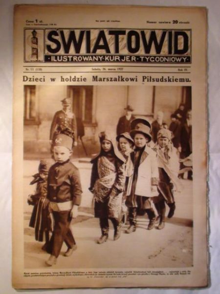 Tygodnik Ilustrowany Światowid Nr 13 1927 r.